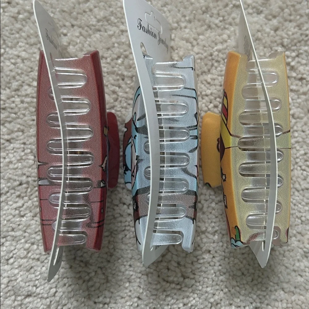 Labubu Inspired Hair Clips | 3 Pack